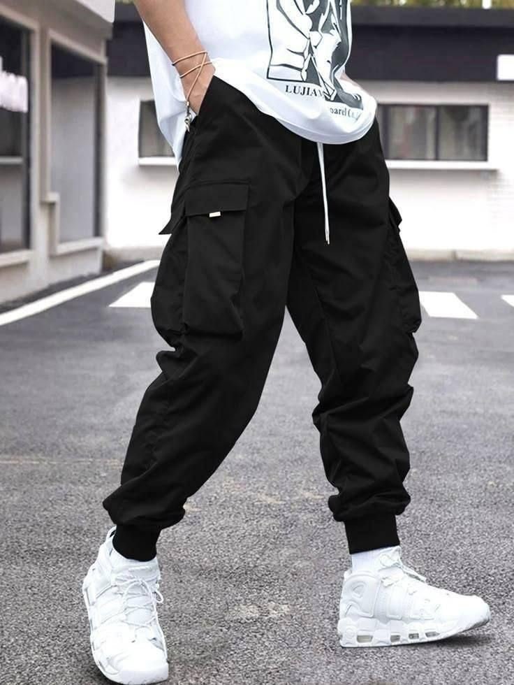 Baggy Cargo Pants with Flex Inserts